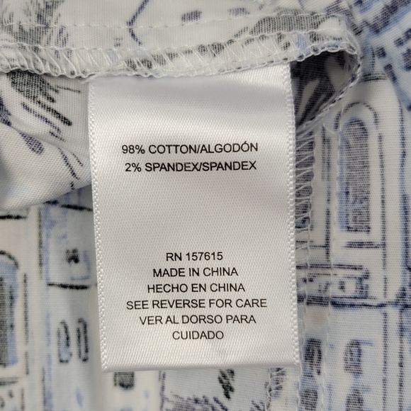 Calypso St. Barth Blue and White Sleeveless Halter Type Dress Small Pockets NWOT - Picture 11 of 11